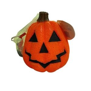 Light up sparkling pumpkin 9" NWT